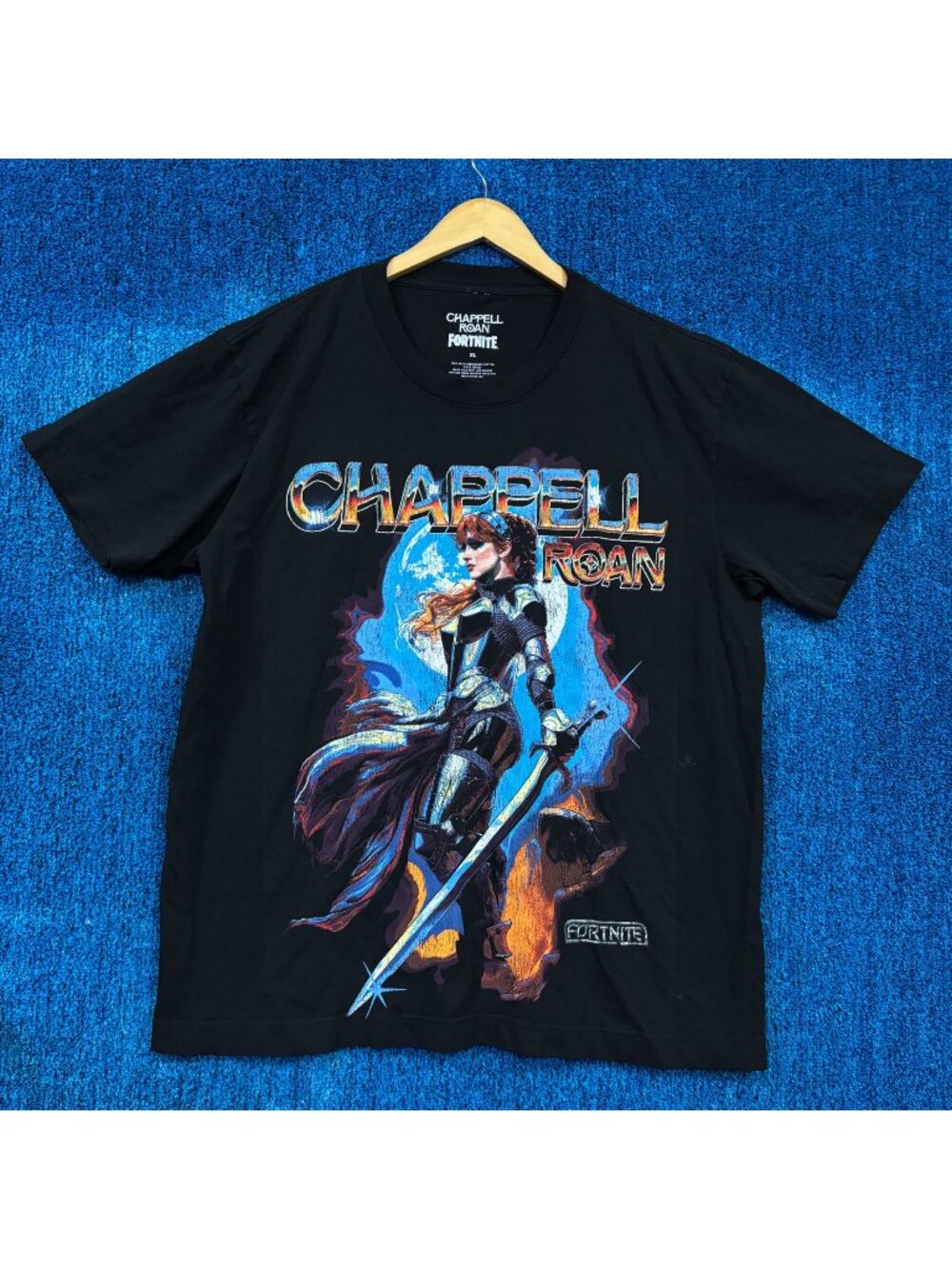 Chappell Roan x Fortnite Roan of Arc Loading Screen Tee XL